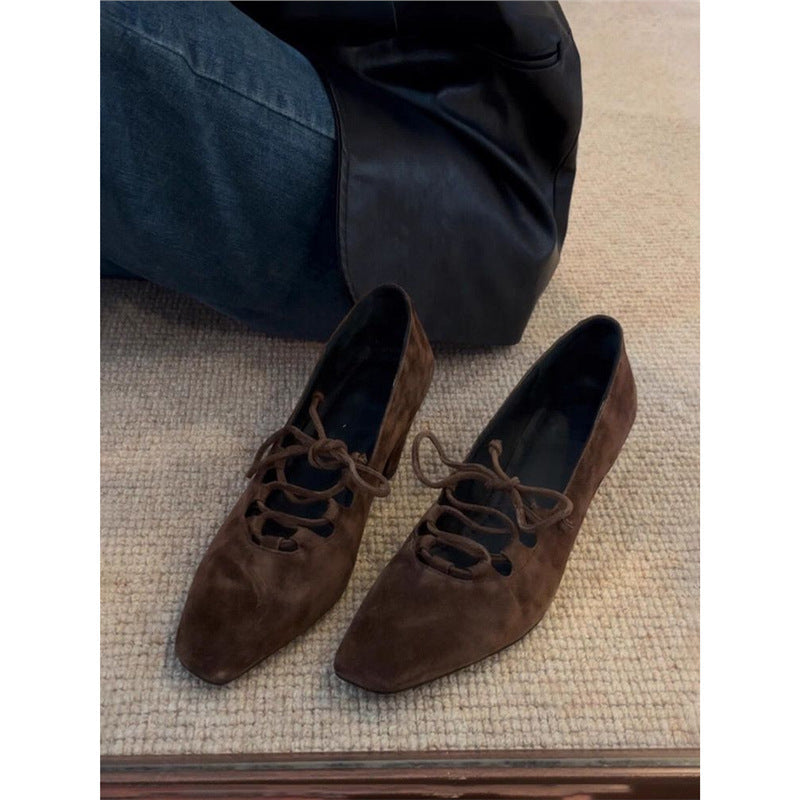 Damen modische Schnürschuhe mit offenem Design R&B