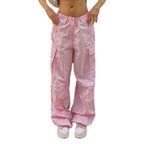 Damen Cargo-Hose mit elastischem Bund und seitlichen Taschen R&B