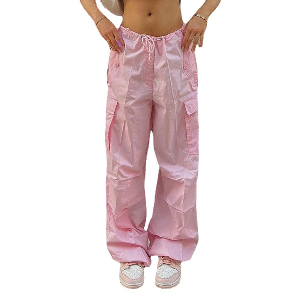 Damen Cargo-Hose mit elastischem Bund und seitlichen Taschen R&B
