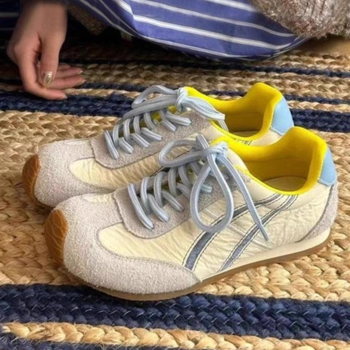 Damen Sportliche Sneakers mit atmungsaktivem Obermaterial und bequemem Fußbett R&B