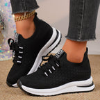 Damen Atmungsaktive Lauf-Sneaker mit flexiblem Obermaterial