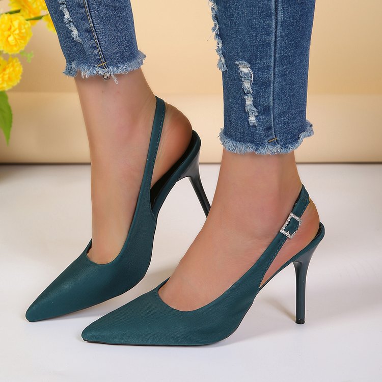 Damen Slingback-Pumps mit elegantem spitzem Zehenbereich und komfortablem Absatz R&B