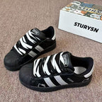 Damen Sportliche Sneakers mit strukturiertem Obermaterial und rutschfester Sohle R&B