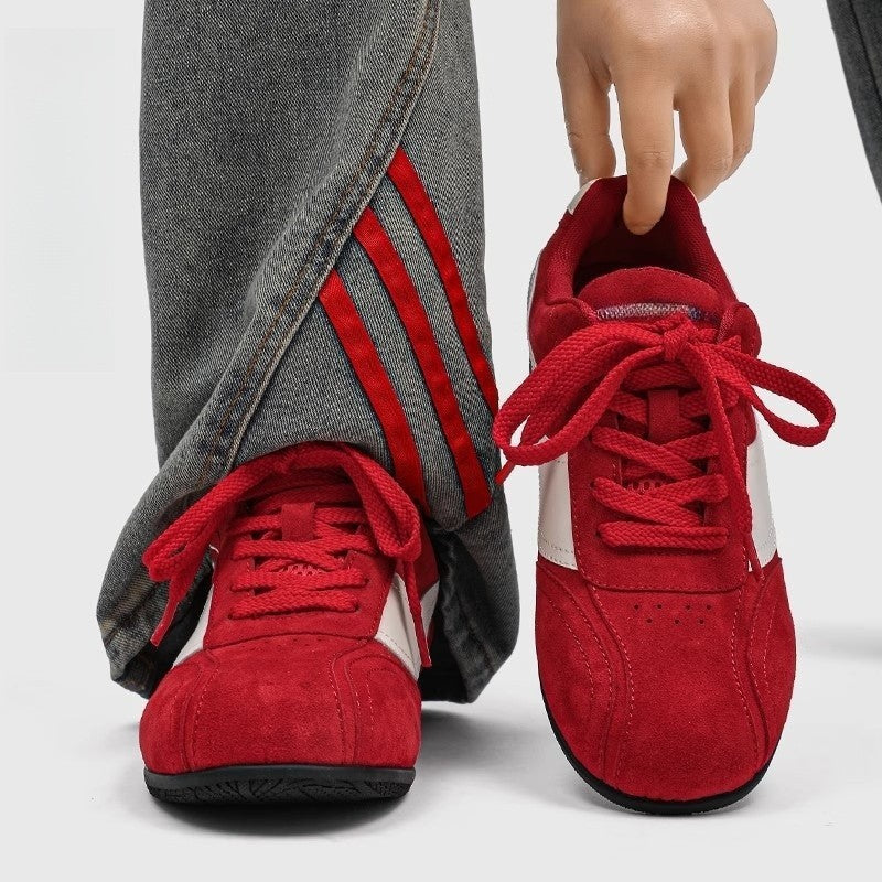 Damen Sportliche Sneaker mit robustem Wildleder-Obermaterial und rutschfester Sohle R&B