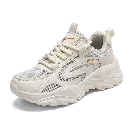 Damen Lauf- und Freizeitschuhe mit atmungsaktivem Mesh-Obermaterial und stoßdämpfender Sohle R&B