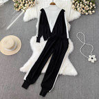 Damen sportliches High-Quality Lounge-Set mit Reißverschluss R&B
