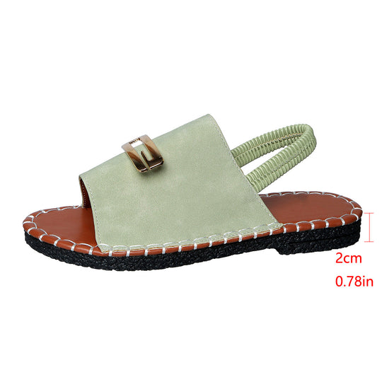 Damen Komfortable Sandalen mit modischem Schnallenverschluss und ergonomischer Fußbettung R&B