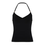 Damen Sportliches Spaghetti-Trägertop mit eleganten Akzenten R&B