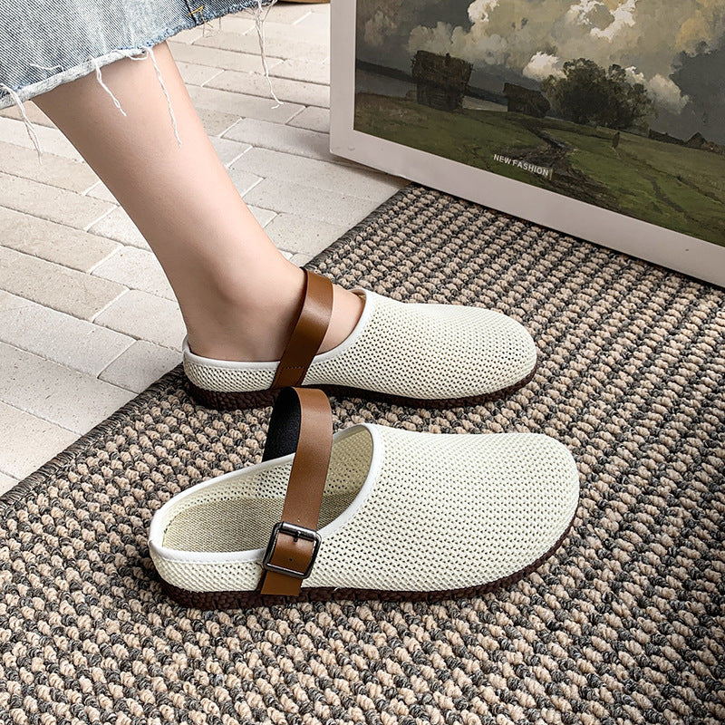 Damen Atmungsaktive Clogs mit verstellbarem Riemen R&B