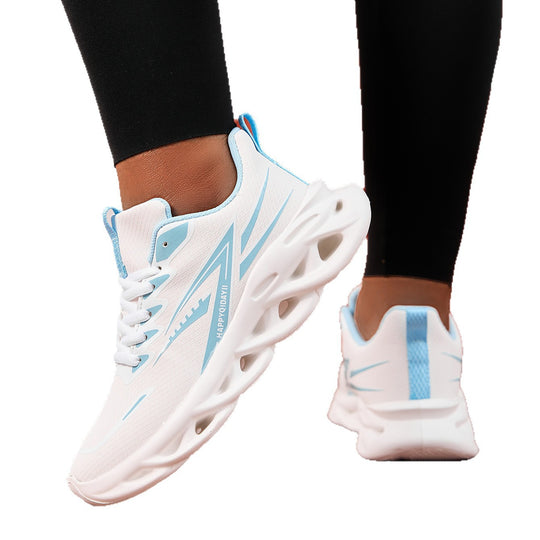Damen Sportliche Dämpfungssneaker mit flexiblem Sohlenprofil R&B