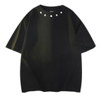 Damen Oversized T-Shirt mit dekorativen Metallakzenten