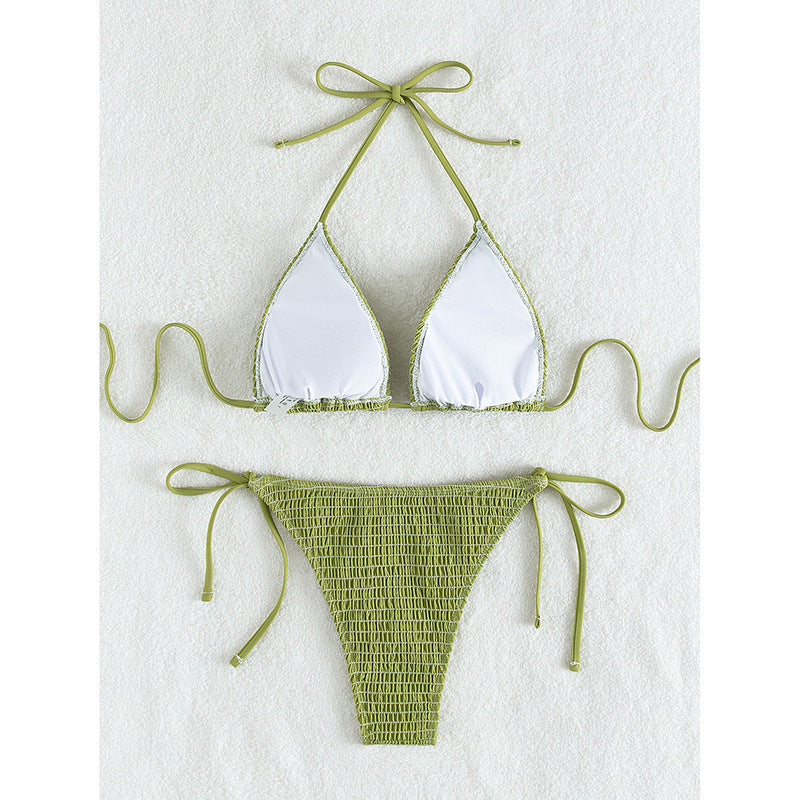 Damen Raffiniertes Wickel-Bikini-Set R&B