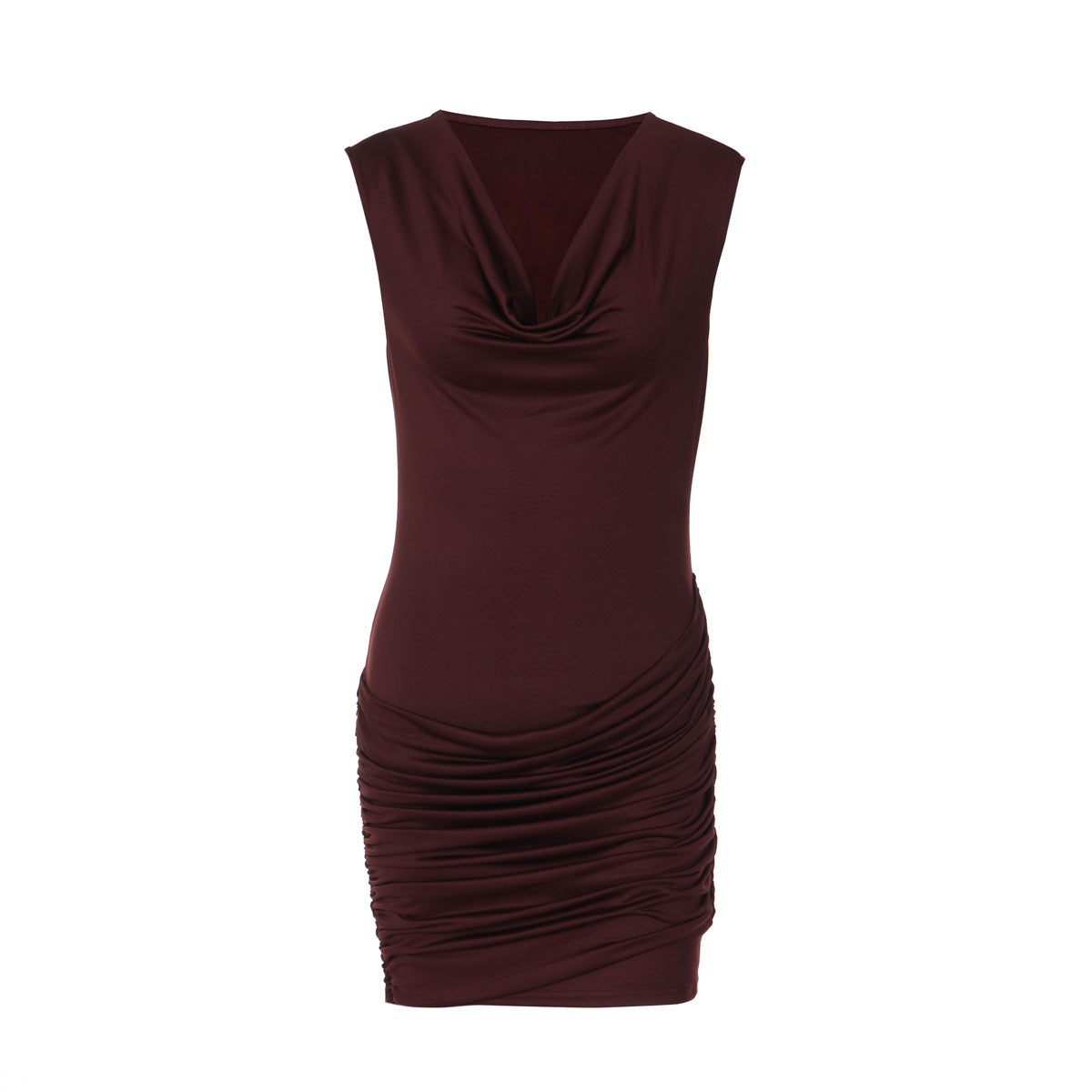Damen Figurbetontes Wickelkleid R&B
