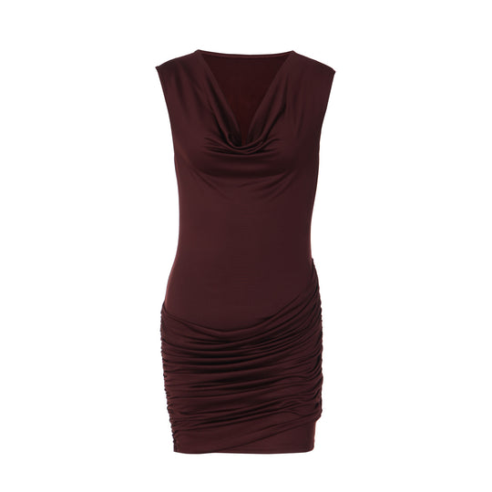 Damen Figurbetontes Wickelkleid R&B