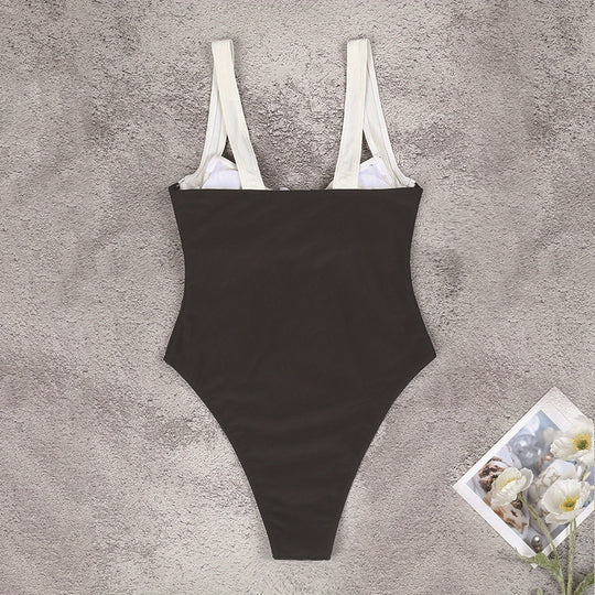 Damen Einteiler Badeanzug mit hochwertigem Push-Up-Design R&B