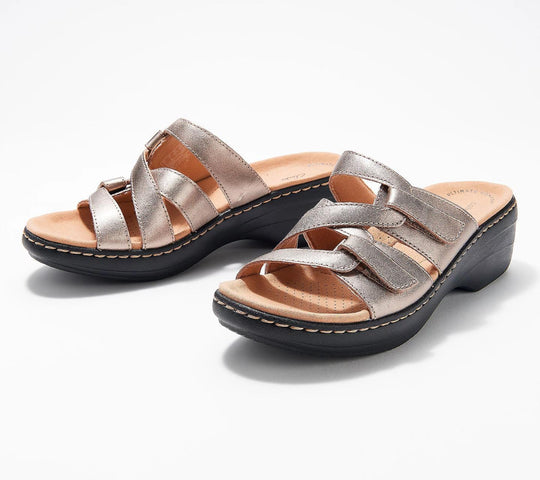 Damen Komfortable Clogs mit anatomischem Fußbett und modischem Riemendesign R&B