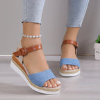 Damen Raffinierte Sandalen im Espadrille-Stil R&B