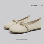 Damen Komfortable Ballerinas mit modischem Knotendesign R&B