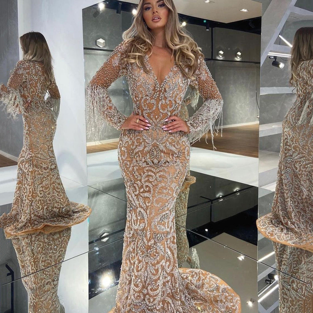 R&B | Elegante Sexy Fließende Lange Rock Kleid