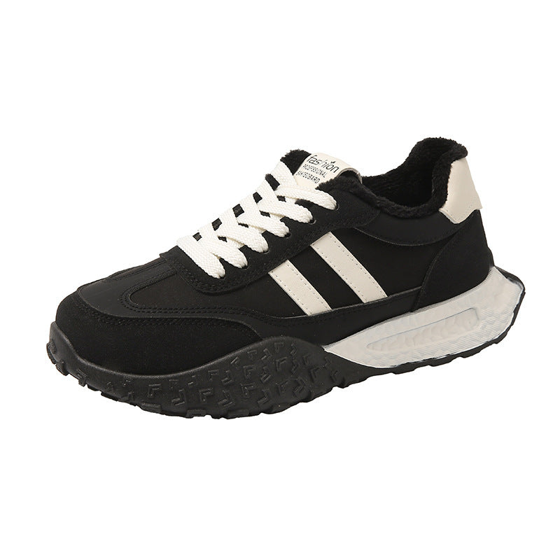 Damen Sportliche Sneakers mit bequemem Fleece-Innenfutter und rutschfester Sohle R&B