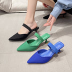 Damen Slingback-Pumps mit elegantem spitzem Design und komfortablem Fersenriemen R&B