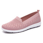 Damen Bequeme Slip-On Sneakers mit atmungsaktivem Strickdesign R&B