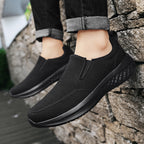 Damen Komfortable Slip-On Sneakers mit atmungsaktivem Strickoberteil