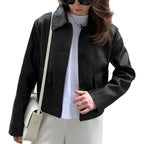 Damen Modische jacke im eleganten Cropped-Schnitt mit praktischen Taschen R&B