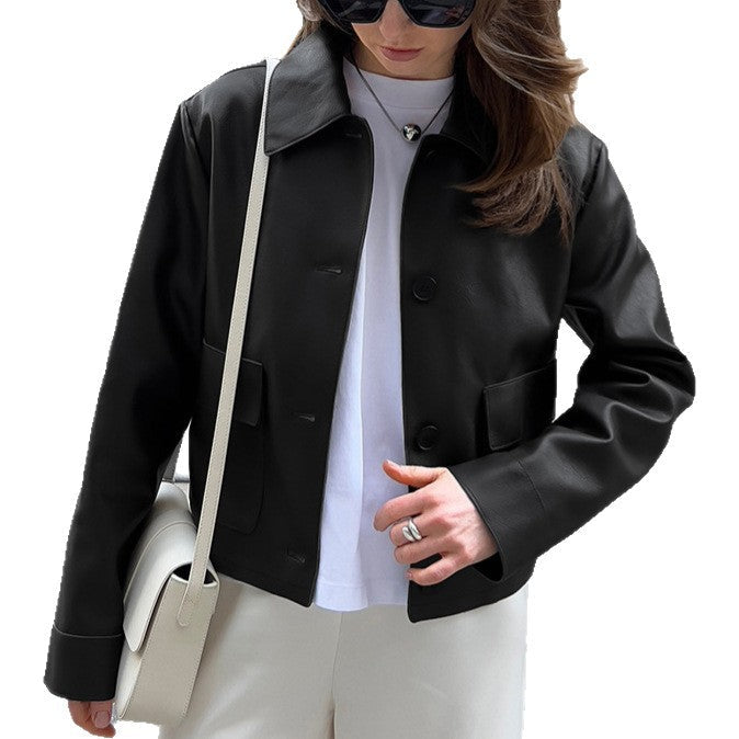 Damen Modische jacke im eleganten Cropped-Schnitt mit praktischen Taschen R&B