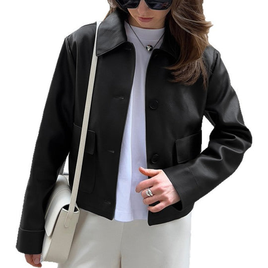 Damen Modische jacke im eleganten Cropped-Schnitt mit praktischen Taschen R&B