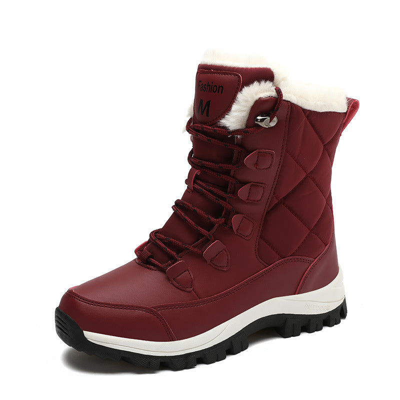 Damen Isolierte Winterstiefel mit rutschfester Sohle und kuscheligem Innenfutter R&B