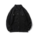 Damen Casual Utility-Jacke mit klassischen Druckknöpfen und praktischen Taschen
