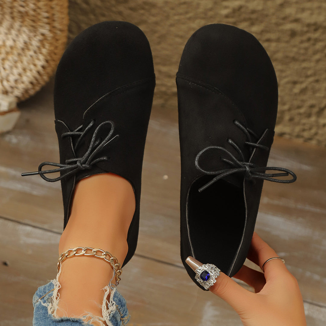 Damen Ballerinas mit elegantem Riemchen und schimmerndem Detail R&B