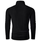Herren eleganter Rollkragenpullover mit strukturiertem Design