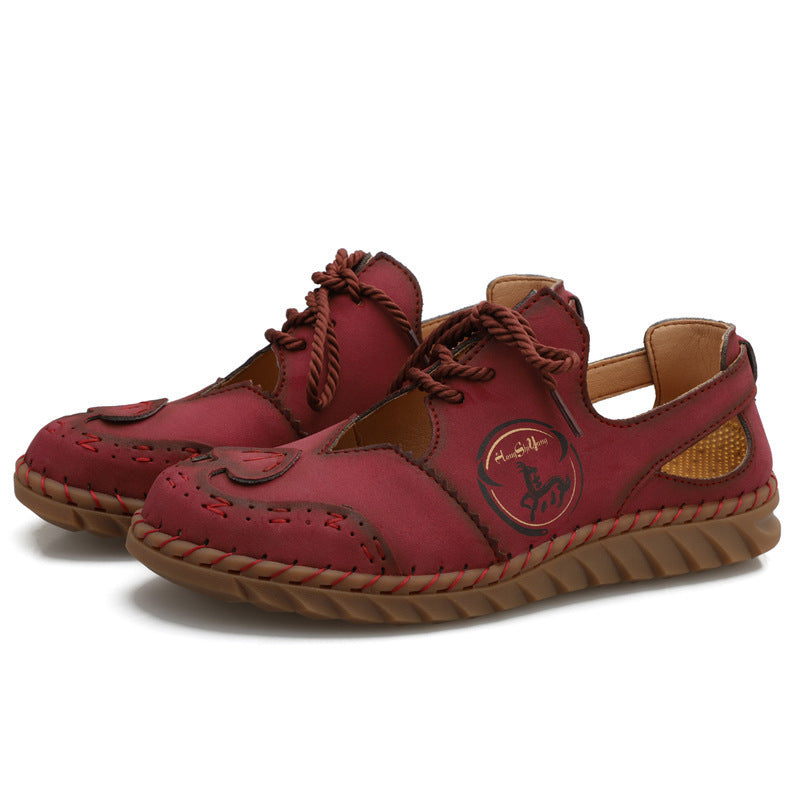 Damen Bequeme und atmungsaktive Freizeitschuhe mit spezieller Lochung R&B