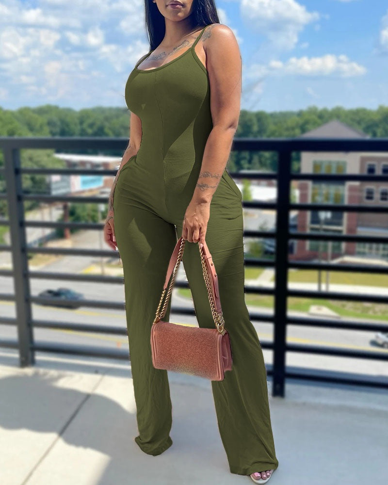 Damen Jumpsuit im modernen Streifenlook R&B