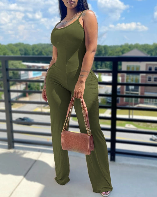 Damen Jumpsuit im modernen Streifenlook R&B