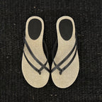 Damen Zehentrenner-Sandalen mit geflochtenem Riemendesign und ergonomischem Fußbett R&B
