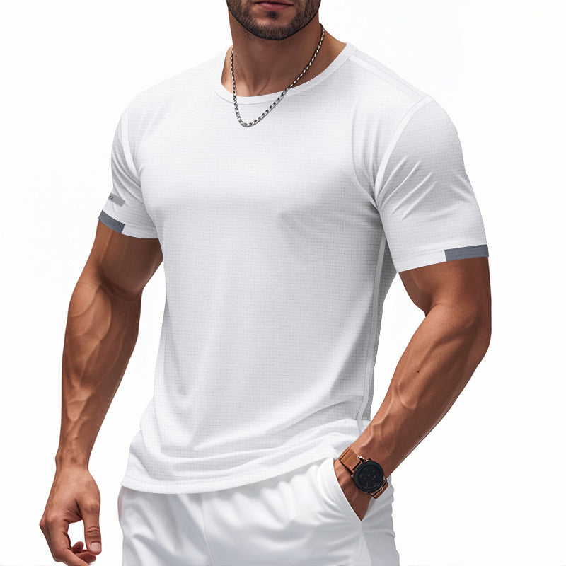 Herren Funktions-T-Shirt mit atmungsaktivem Design und reflektierenden Details R&B