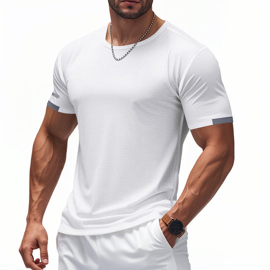 Herren Funktions-T-Shirt mit atmungsaktivem Design und reflektierenden Details R&B