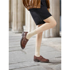 Damen elegante Slipper mit dekorativem Schnallen-Design R&B