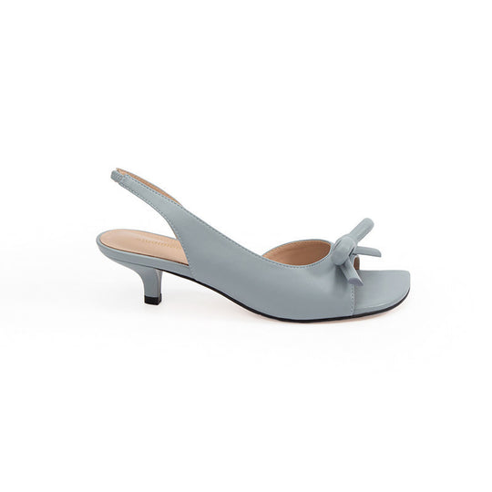 Damen Slingback-Pumps mit modischem Knoten-Detail und komfortablem Absatz R&B