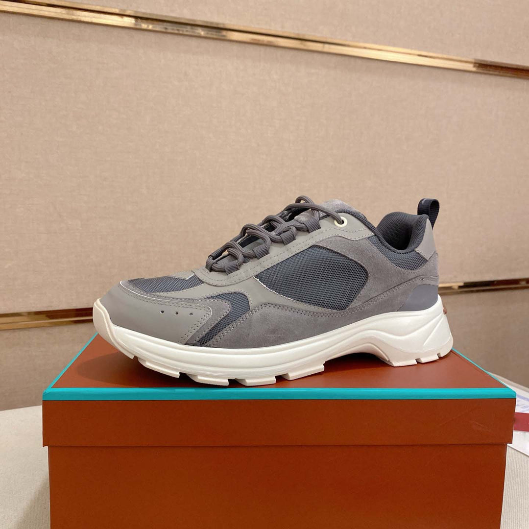 Damen sportive Freizeitsneakers mit atmungsaktiver Oberflächenstruktur und dämpfender Sohle R&B