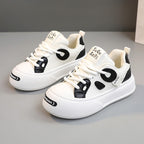 Damen modische Sneakers mit stylischem Farbkontrast und gepolsterter Laufsohle R&B