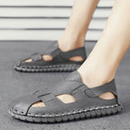 Damen luftige Leder Sandalen R&B