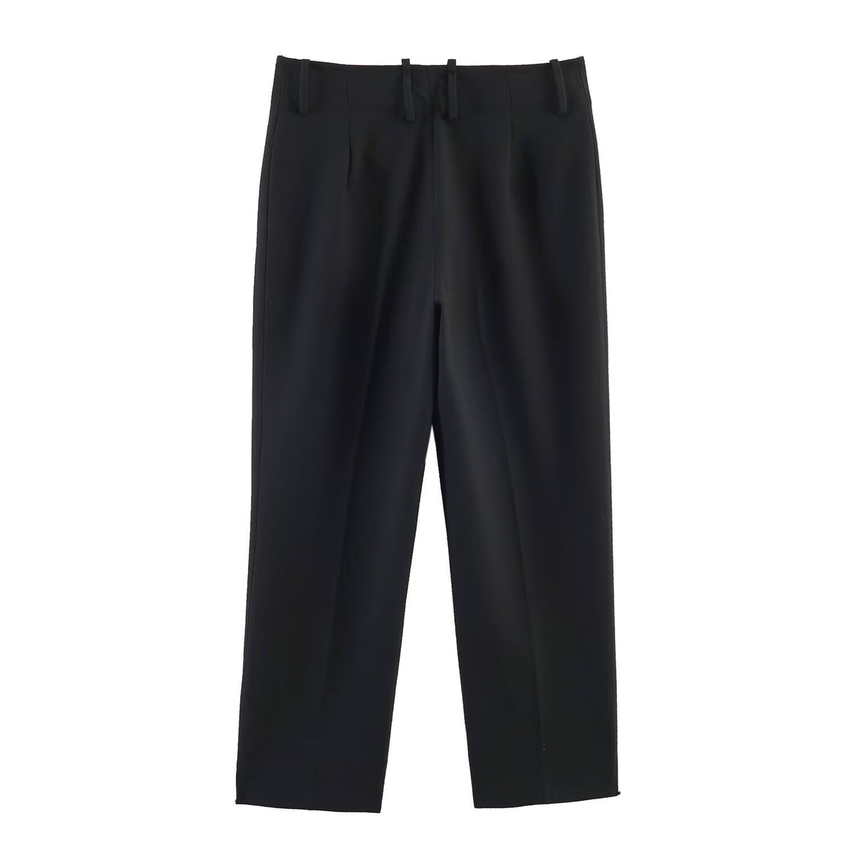 Damen elegante Stoffhose mit weitem Bein und optimierter Passform R&B