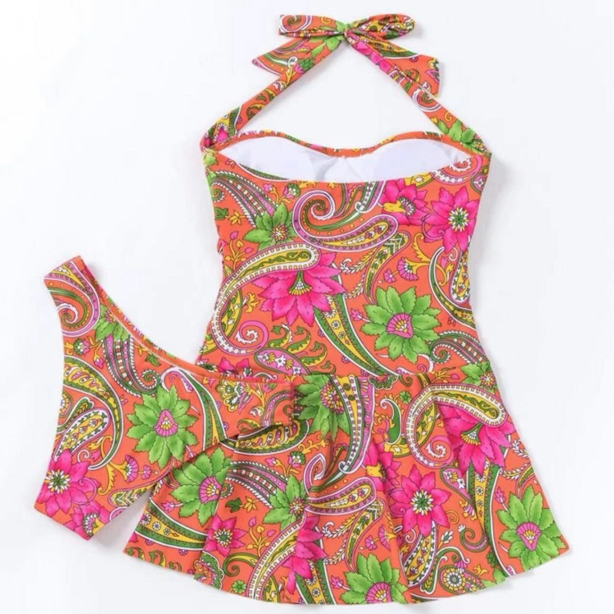 Damen Bademode mit romantischem Paisleymuster R&B