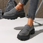 Damen Chunky Mokassins mit robustem Profil R&B