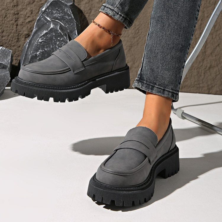 Damen Chunky Mokassins mit robustem Profil R&B