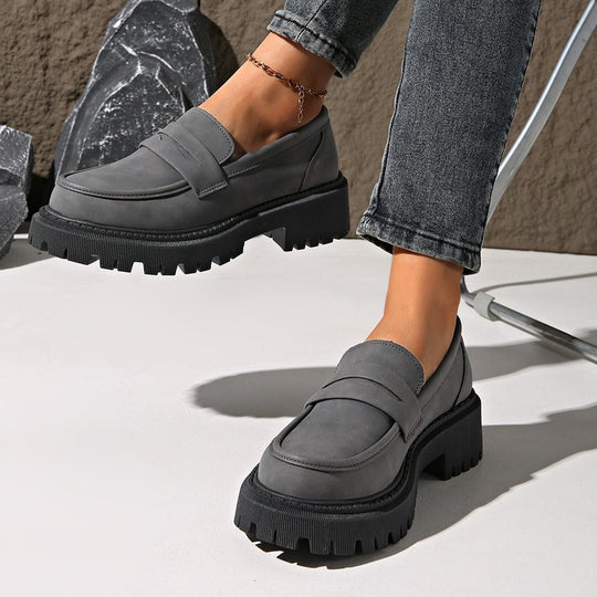 Damen Chunky Mokassins mit robustem Profil R&B